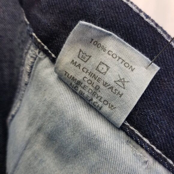 Okonkwo Railway Jeans Men's Small Carpenter Dark Wash Straight Leg Cotton NEW - Picture 15 of 16